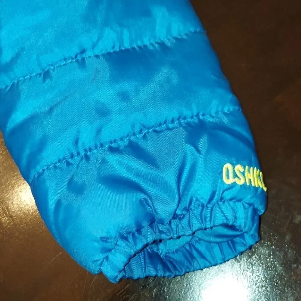 Oshkosh Blue Hooded Puffer Coat 18M